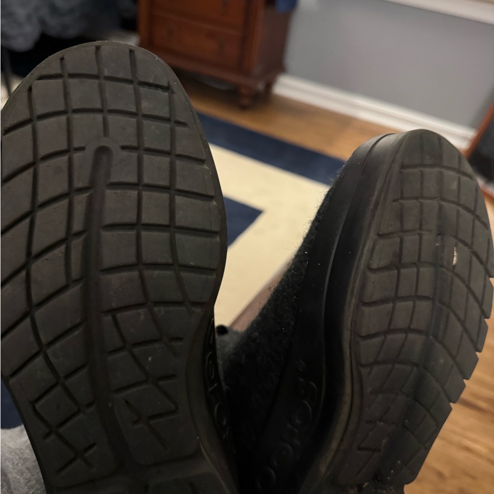 Oofos- Dark Grey Wool Boots - Picture 6 of 11